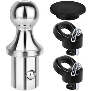 Zditumi 82216057AC Gooseneck Hitch Ball Kit 38K 2-5/16'' Compatible with Dodge Ram 2013-2023 2500 3500 Truck Puck System 82216057AA 82216057AB 82213632 60638 60618 60601 60617