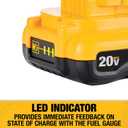 DEWALT 20V MAX Battery Pack with Charger, 3 Ah, Extra Long Run Time (DCB230C)