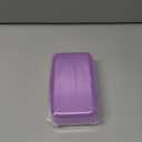 FYY Weekly Pill Organizer with Labels,8 Compartments Travel Daily Pill Case Airtight Moistureproof Large Pill Box to Hold Vitamins, Fish Oil, Supplements,Cotton Swab and Bandages-Purple