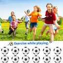 12 Pack Mini Soccer Balls for Kids, 4'' Small Soccer Ball for Pool Beach Garden Sports Game Party Supplies, Inflatable Mini Classics Soccer Balls for Indoor Outdoor Games