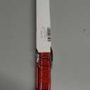 TwoEar 6FT 1IN Strong Red Dog Leash with 2 Padded Handles, Traffic Handle Extra Control, Comfortable Soft Dual Handle, Auto Lock Hook, Reflective Walking Lead for Small Medium and Large Dogs