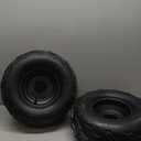 16x8-7 ATV Wheels, 16x8-7 Tubeless Tires for Kazuma Quad ATV Go Kart UTV 150CC Off Road Tyres 4 Holes set of 2