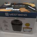 West Bend Hi-Rise Bread Maker Machine Programmable 12 Programs Including Gluten Free & 3 Loaf Sizes and Crust Colors with Traditionally-Shaped Horizontal Bread Pan with Dual Knead Blades, 3-Lb, Gray