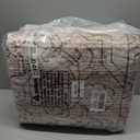 Vintage Area Rugs 8x10 Washable Light Brown, Non-Slip Low Pile Stain Resistant Carpet for Living Room Dining Room, Traditional Large Retro Bedroom Kid & Pet Friendly Floor Home Decor