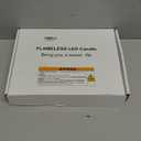 Homemory 6 Pcs Window Candles with Remote Timer Dimmer, Christmas Candles for Window Battery Operated, Ivory Flameless Taper Candle with Holders and Suctions, LED Candlesticks for Xmas Holiday Decor