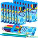 V-Opitos 168 Count Colored Pencils for Kids, 14 Pack Bulk 12 Colors Coloring Pencils, Pre-sharpened, Ideal Classroom Supplies, Teacher School Supplies, Kids Party Favor