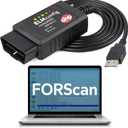 OHP ELMconfig FORS-CAN ELM327-based OBD2 to USB Programming Cable Diagnostic Scan Tool with MS-Can/HS-Can Switch for Ford Lincoln Mazda Mercury Series Vehicles