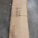 HOMCOM 67" Kitchen Pantry Cabinet with Microwave Shelf, Adjustable Shelves & 8 Door Storage, Modern Compact Kitchen Hutch, Freestanding Food Storage Cabinet with Glass Door for Dining Room, White