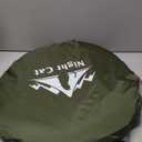 Night Cat Pop-up Camping Tent: 1 Person Tent Waterproof Instant Easy Setup Outdoor Tent (Army Green)