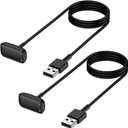 Charger Cable Replacement for Fitbit Charge 6/Charge 5/Luxe Smartwatch (3.3Ft/2 Pack)