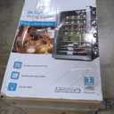 BLACK+DECKER 26 Bottle Wine Fridge with Interior Light and Mechanical Temperature Control, Compressor Cooling Wine Cooler Refrigerator with 4 Wine Racks and 1 Flat Shelf, Wine Bottle Chiller