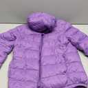 Hooded Puffer Jackets for Boys and Girls – Lightweight and Packable – Autumn and Winter Coat, Warm and Comfy, Purple, Size 14