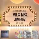 Large LED Wedding Bottle Service Sign, Personalized Marquee Signs with Letter Stickers for Wedding Reception, Birthday Party Nightclub Decor Entrance Props, DIY 20"x 12.1" Warm White Light Signage
