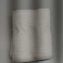 jinchan Curtain Light Filtering Kitchen for Living Room Bedroom Small Windows Valance 18 Inch Double Layer Farmhouse Window Rustic Overlay Rod Pocket 1 Panel Ivory