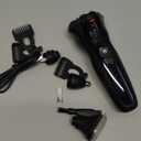 Cordless Electric Razor for Men: 3-in-1 Shaver for Beard/Nose/Sideburns - IPX7 Waterproof Travel Kit - Turbo Speed & Precision Blades