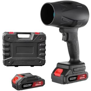 Small Cordless Leaf Blower,130000RPM Handheld Electric Dust Blower, Mini Jet Dry Blower Fan with 2 Battery,for Computer Keyboard,Outdoors,Car,Home