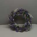 Nearly Natural 4785 Lavender Wreath, 20-Inch, Purple