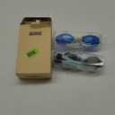 Aegend 2 Pack Kids Goggles, Swimming Goggles for Kids Age 4-16 Boys and Girls Youth, Anti-Fog Waterproof Anti-UV Pool Goggles (White Blue & Blue Black)