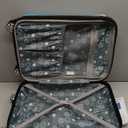 Rockland London Hardside Spinner Wheel Luggage, Turquoise, Carry-On 20-Inch