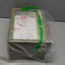 Jewelry Box Organizer Case for Women: 3-Layer Jewelry Storage Case with Glass Window, Olive Green Leather with Cream Velvet, Holder for Ring Necklace Bracelet Brooch Watch, Great Gift for Her