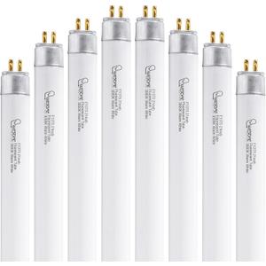 8 Pack 21 Inch F13T5/WW Light Bulb, 3000K Warm White, T5 13 Watts Replacement Bulb for Counter and Cabinet Fixture, G5 Base