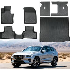 Car Floor Mats for 2018-2026 Volvo XC60 Gas 5-Seat Full Set