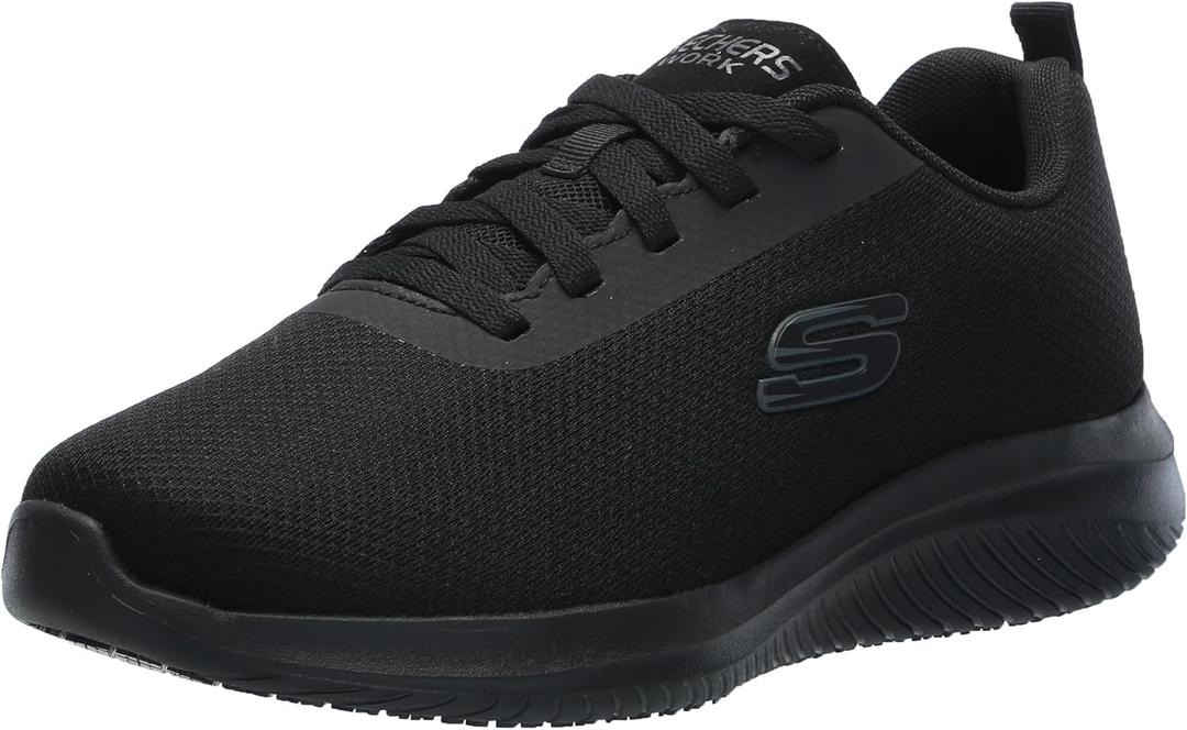 Skechers Men's Work Slip Resistant Ultra Flex 3.0 Athletic Construction. Food Service Shoe (10.5 Wide, Black)