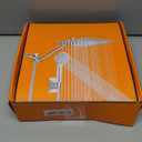 High Pressure Rainfall Shower Head with Handheld Spray Combo  5 Spray Modes, 10" Rain Shower, Anti-Clog Nozzles, Rust-Resistant Chrome Plating & Brass, Flexible Extension Arm