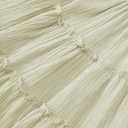 TWKIOUE Toddler Girls Ruffle Halter Sleeveless Beach Sundress Beige 90 (Beige)