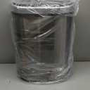 Ninestars DZT-70-11R Automatic Touchless Motion Sensor Semi-Round Trash Can/Recycler, 18.5 Gal. 70 L., Stainless Steel