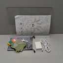 Doodle Glow, LED Note Board with Colors, 14.1"x10.9" Wooshneesham Acrylic Dry Erase Board, 16M-Color LED Light-Up Memo w/Music Sync, APP & Remote, Stand & 7 Markers, Battery Case, Neon Glow (White)