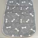 Puppy Pads with Pheromones,Washable Pee Pads for Dogs,Reusable Pee Pads for Dogs,Waterproof and Leak-Proof,Non-Slip Base Training Pads Suitable for Home,Travel and Dog Crates(Gray,M)