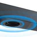 2.1 CH Sound Bar with Built-in Subwoofer, Small Soundbar for TV, PC, Gaming, Mini TV Speaker with Bluetooth/HDMI ARC/Optical/AUX/USB Connections (Black)