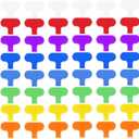 60 Pcs Cable Labels Write On Cord Labels Tags Wire Label Reusable Self-Adhesive Nylon Cable Tags for Charging Cords Electronics Computers Management Identification