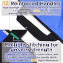 Bed Positioning Pad with Reinforced Handles 63" x 40" Washable Patient Transfer Slide Sheet for Body Lifting, Turning, Repositioning, for Elderly, Incontinence, Caregiver, Blue
