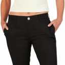 FIVESTAR GENERAL Women's Everyday Skinny Pant, Mid-Rise, Sits Below Waist, Button Closure with Zip Fly, Size 1