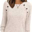 AUTOMET Womens Long Sleeve T Shirts Casual Tunic Work Tops Spring Plus Size Sweaters Date Night Outfit 2026 Dressy Blouse
M