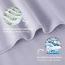 Bedsure Lavender Cooling Blanket King Size for Hot Sleepers - Summer Cold Blanket for King Size Bed with Rayon Derived from Bamboo, Ice Cool Cold Arc-Chill Thin Summer Bedding Essentials, 108x90