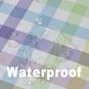 Gingham Easter Tablecloth Fabric - Colorful Oblong 58x120 Water Resistant Farmhouse Plaid Table Cloth for Indoor/Outdoor Use - Easter Gifts Perfect for Birthday, Picnics, Gardens