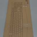 Wireless Keyboard, 2.4G Full-Sized Ergonomic Wireless Computer Keyboard with Wrist Rest for Windows, Mac OS Laptop/PC/Desktop/Notebook (Black)