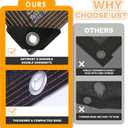 Shade Cloth - Garden Shade Mesh Netting with Grommets,Outdoor Sun Shade Cover for Pergola Patio Plants Greenhouse Chicken Coop Black Shading Rate 70% (8X10FT)