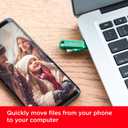 SANDISK 512GB Ultra Dual Drive Go USB Type-C Flash Drive - Up to 400MB/s, Absinthe Green - SDDDC3-512G-G46AG