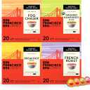 San Francisco Bay K-Cup Coffee Pods Favorite Four Variety Pack (80 ct), Includes French Roast, Fog Chaser, Organic Rainforest, & Breakfast Blend, Commercially Compostable Single-Serve Coffee Pods EXP. 05/05/2026