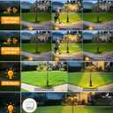 360°Motion Sensor Outdoor Post Lights with GFCI Outlet 2-Head,4 Modes Dusk to Dawn Lamp Post Light Fixture,Waterproof Aluminum Outside Light Posts Outdoor Lighting for Yard Garden Driveway,Hardwired