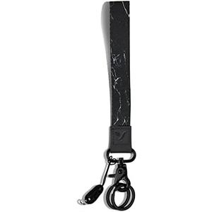 Yiflin Cute Wrist Lanyard for Keys, Keychain, Wallet, Id Holder, Cell Phone, Wristlet Lanyard Key Chain Holder （Black&Marble）