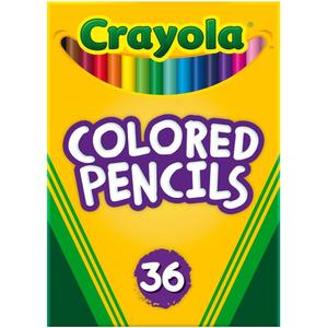 Crayola Colored Pencils (36ct), Kids Pencil Set, Back to School Essentials, Must Have Classroom Supplies for Kids, Pre-Sharpened Coloring Book Pencils, 3+ (36 Count (Pack of 1))