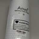 Anvo Memory Foam Pillow, Neck Contour Cervical Orthopedic Bed Pillow for Sleeping Side Back Stomach Sleeper, Ergonomic Design for Neck and Shoulder Pain Relief, Blue White, Firm (FIRM - Standard (24 x 13.4 x 4.7 inches))