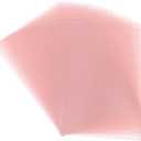 MECCANIXITY Colored Vellum Paper, 50 Sheet Light Pink Transparency 8.5 x 11 Printable Vellum Paper, Translucent Vellum Sheets for Printing Wedding Invitations Ink Jet Laser Printer