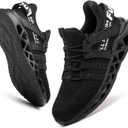 Furuian Steel Toe Sneakers for Men Women Lightweight Safety Shoes Comfortable Puncture Proof Slip On Indestructible Work Shoes Size 40