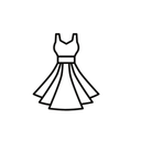 Dresses for Women for Elegant Classy Spring A Line Business Casual Work Graduation Cocktail Black Dress, Size S